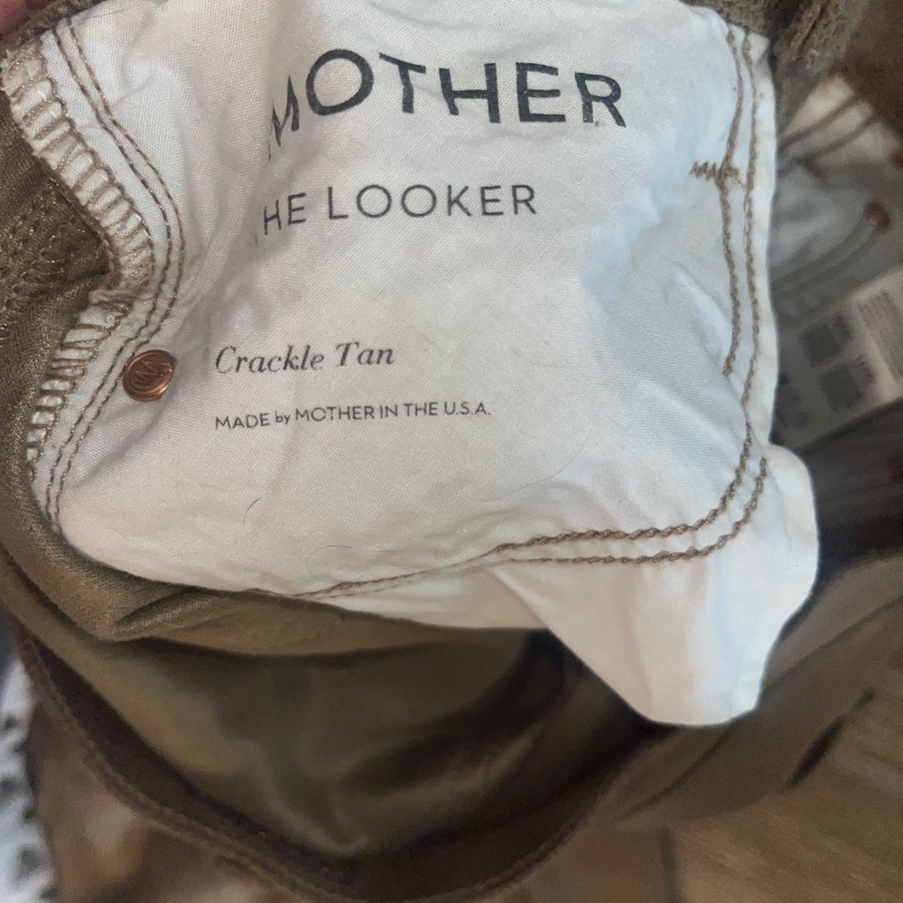 Mother jeans The Looker in crackle tan - Picture 6 of 6
